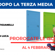 PROROGA ISCRIZIONI DOPO LE MEDIE 