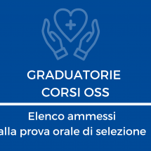GRADUATORIA CORSI OSS - AMMESSI A COLLOQUIO 