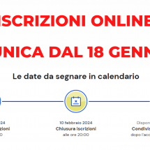 ISCRiZIONI ONLINE