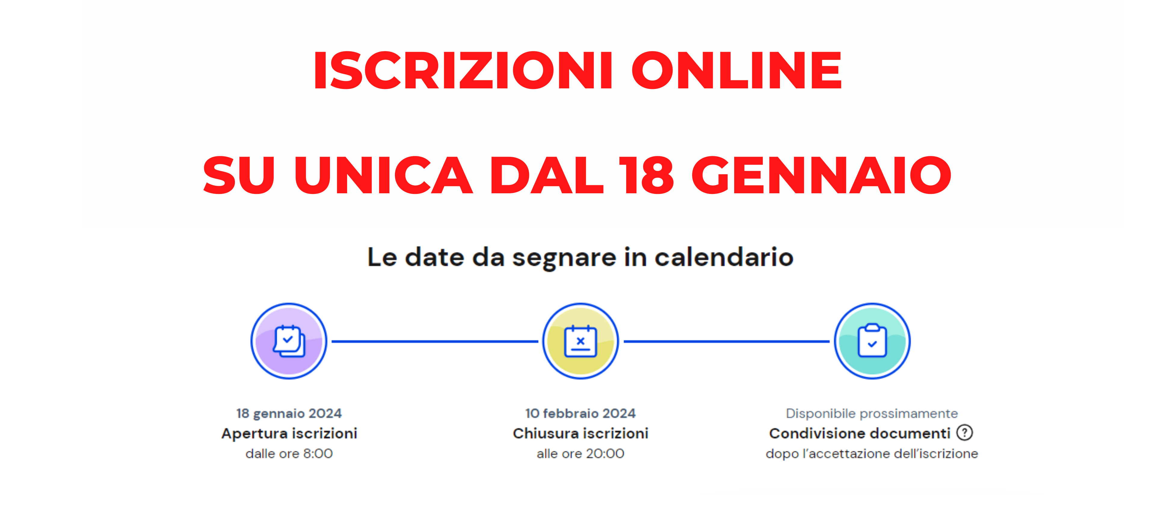 ISCRiZIONI ONLINE